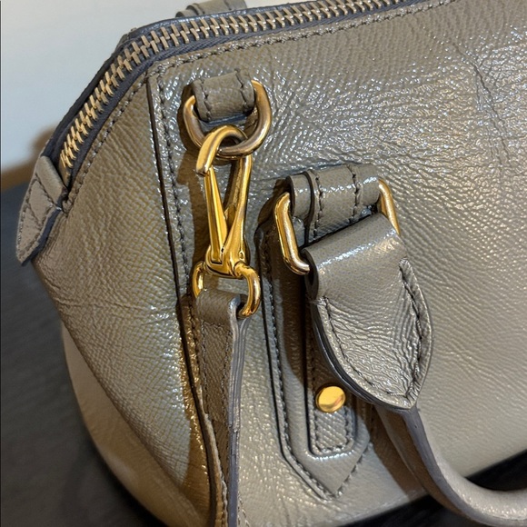 Burberry Gray Crossbody Bag and hand bag with lock and key. - Picture 6 of 16